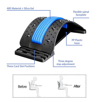 Back Stretcher with Massage Tools