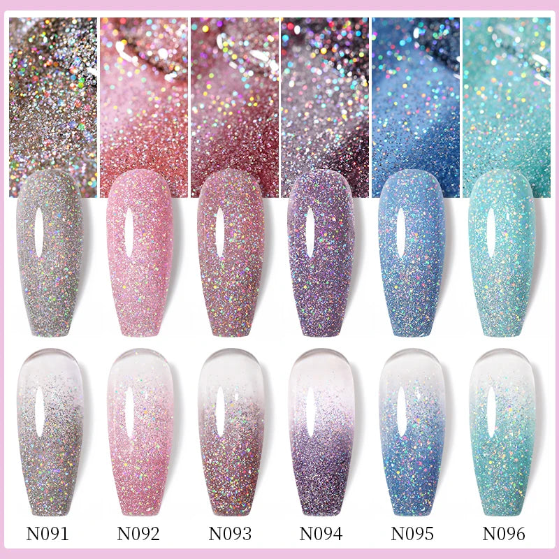 Glittering Gel Nail Polish