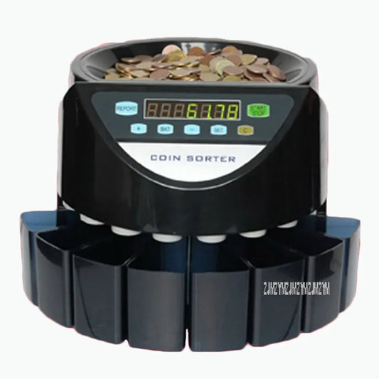 Electronic parts counter with sorter