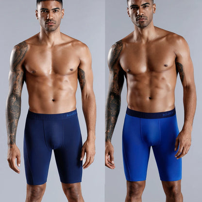 Long boxer shorts for men