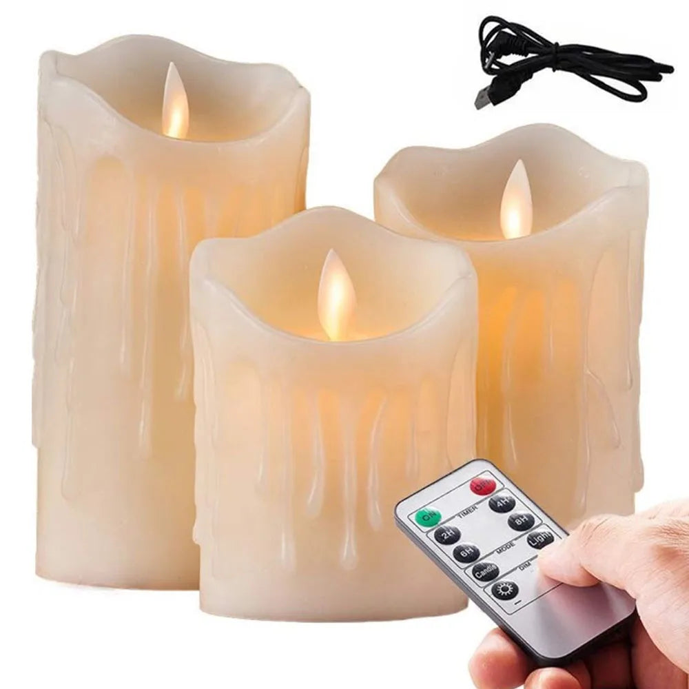 USB Rechargeable Electric Candles