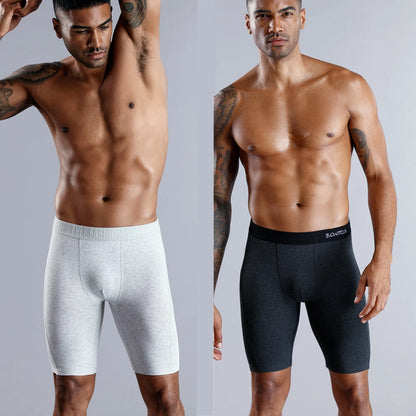 Long boxer shorts for men