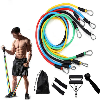 Set of 11 resistance bands