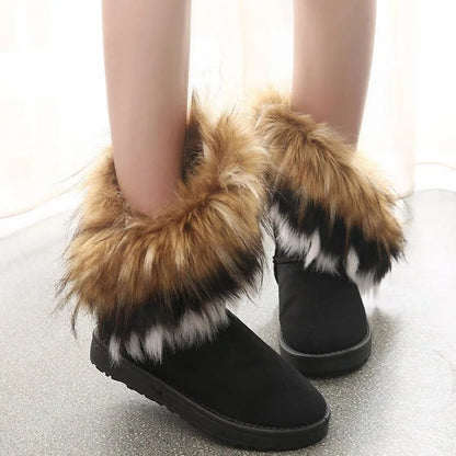 Women's Fur Snow Boots