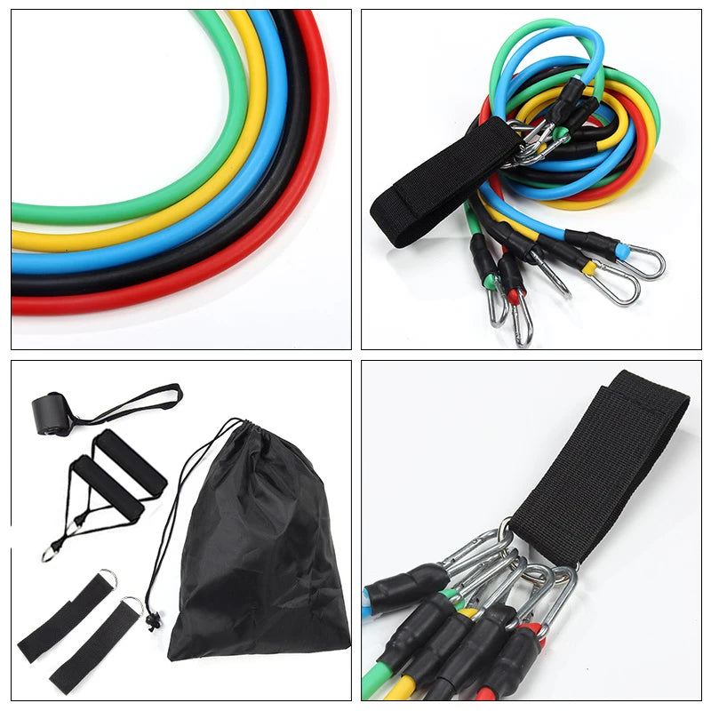 Set of 11 resistance bands