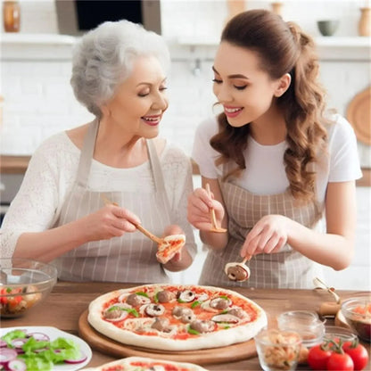 Glijdende pizzaschep met inklapbaar handvat