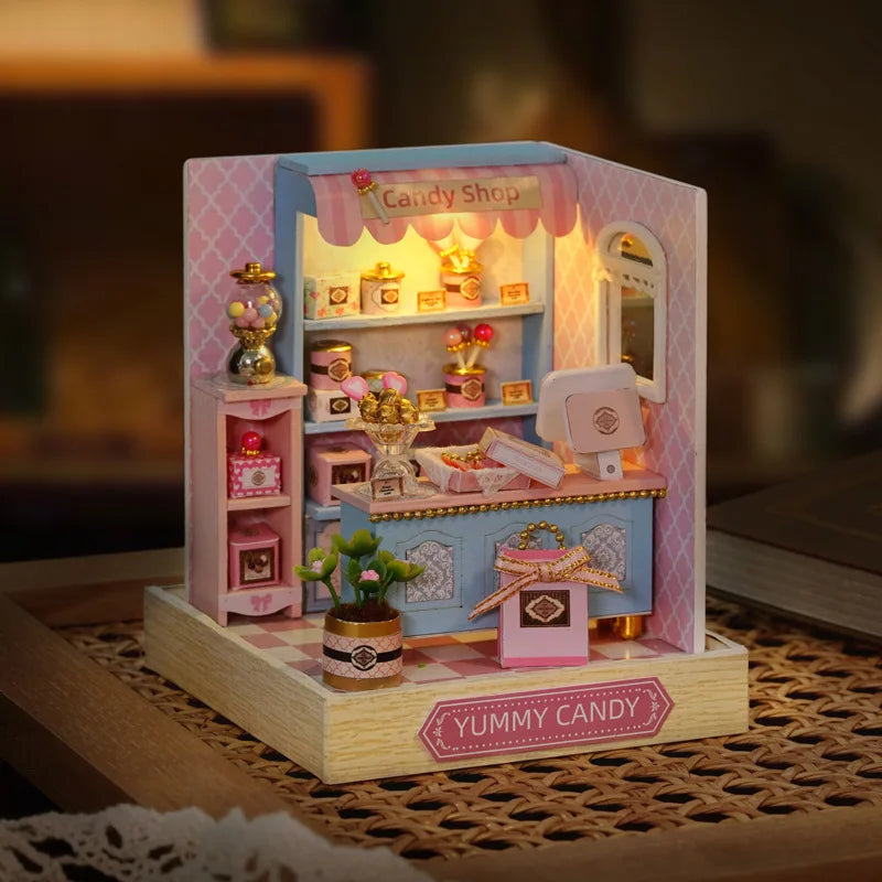 Mini DIY Miniature Dollhouse with Kit