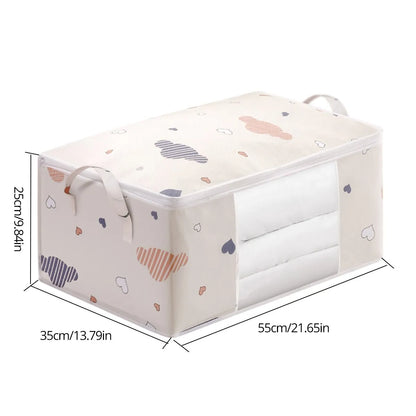 Storage bag for clothes and duvets