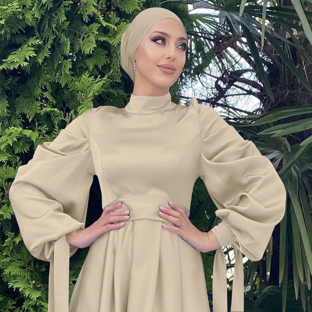 Geborduurde Abaya voor dames met kralen