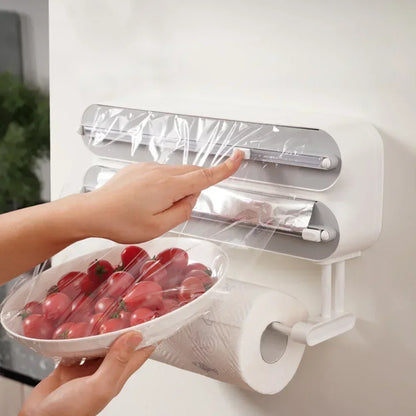 wall mount cling film cutter