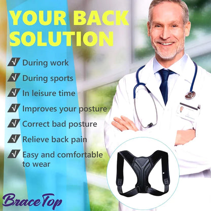 Adjustable Posture Corrector Belt for the Back