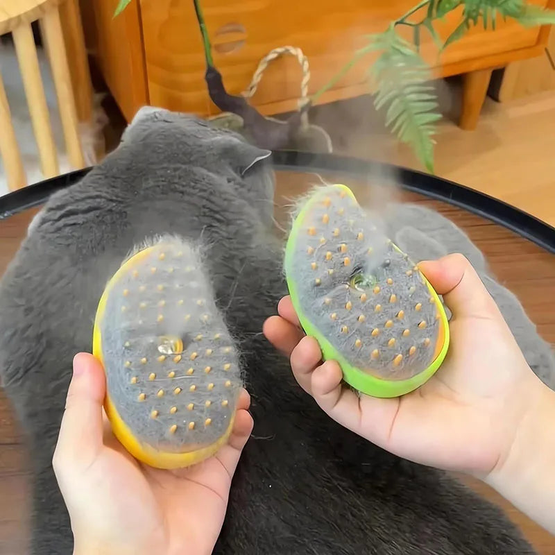 Brosse à Vapeur Électrique pour Chats 3 en 1,