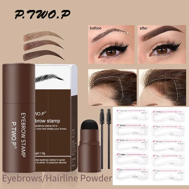 Kit de Maquillage pour Sourcils avec Poudre