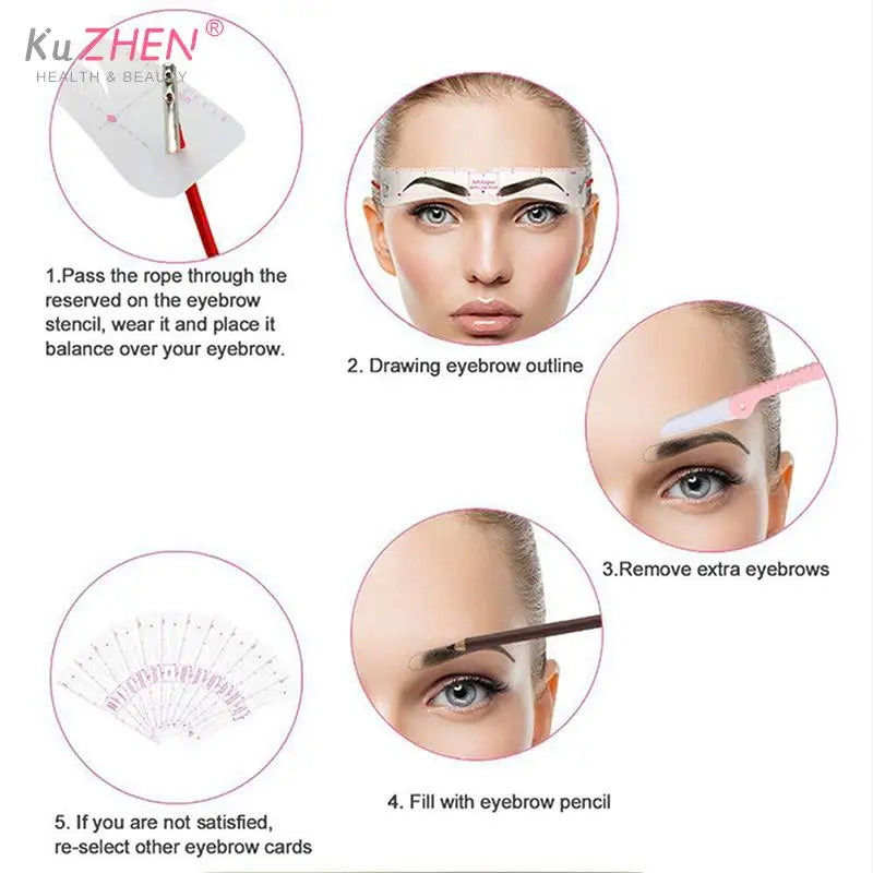 Pochoir à Sourcils Fixable