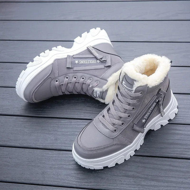 Warme pluche sneakers