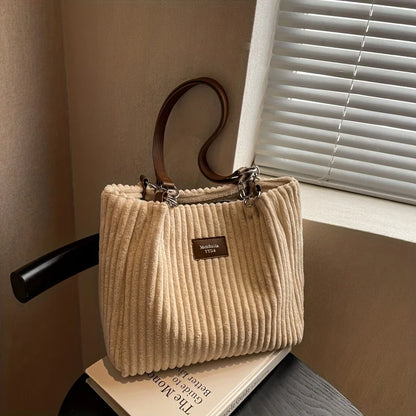 Corduroy Tote Bag