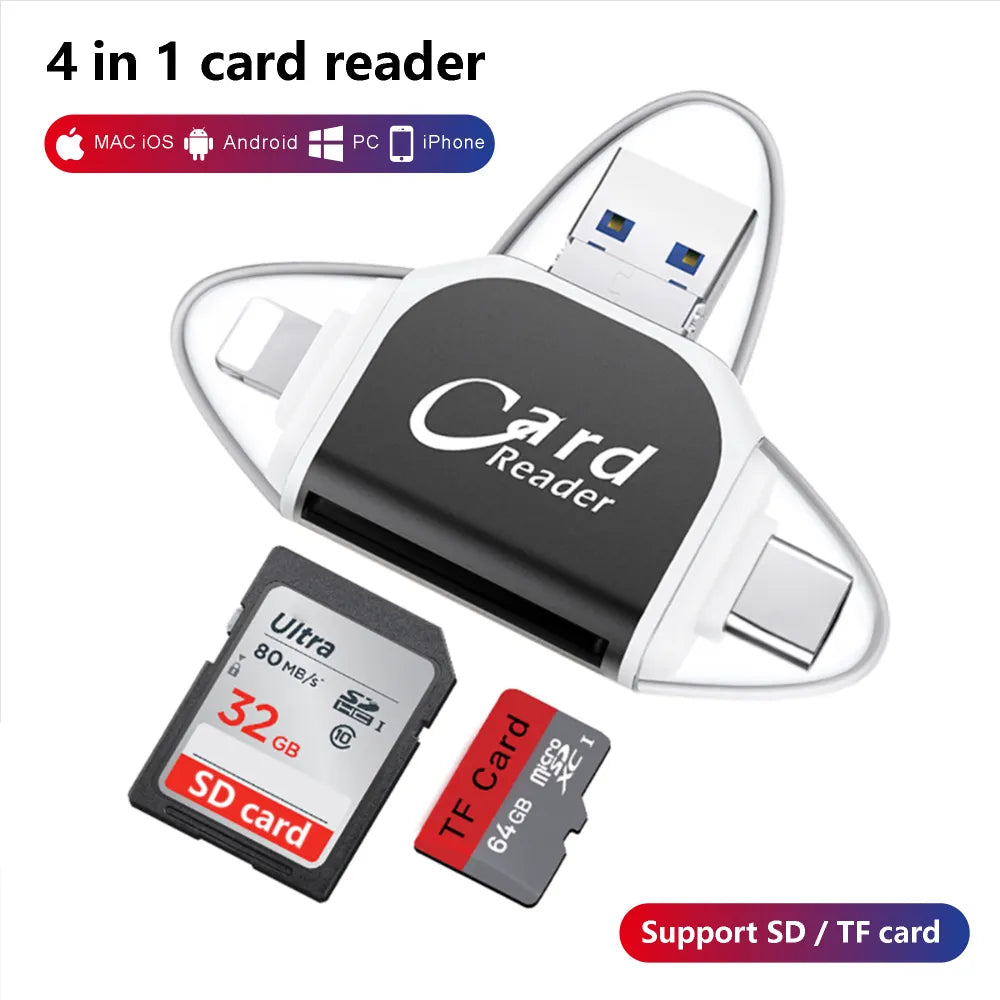 Lecteur de Cartes Mémoire TF/Micro SD pour MOBILE