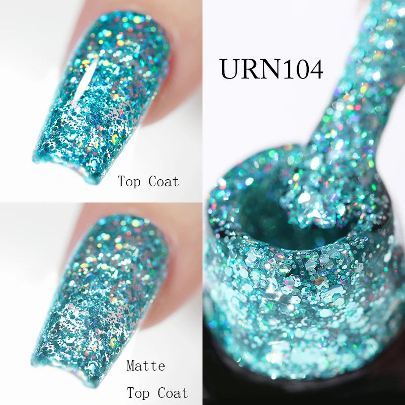 Glittering Gel Nail Polish