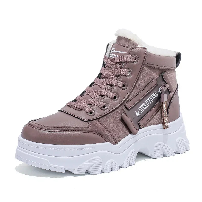 Warme pluche sneakers