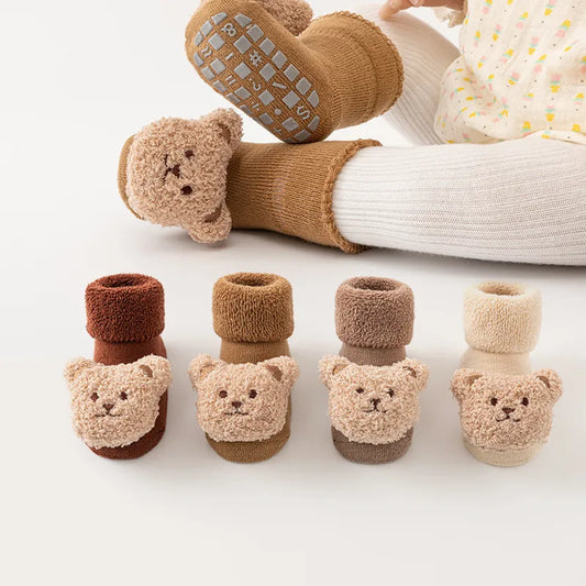 Soft cotton winter socks for babies