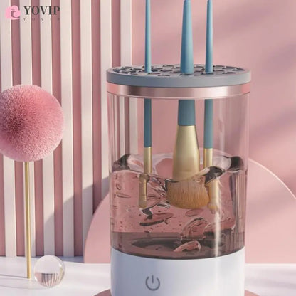 Nettoyeur de Pinceaux de Maquillage Électrique