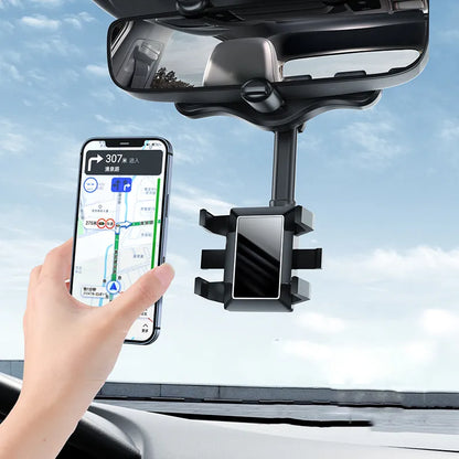 Rotatable and Retractable Car Phone Holder