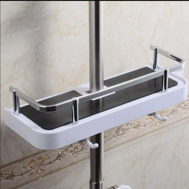 Bathroom and shower storage rack