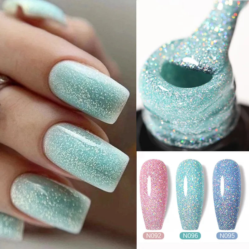 Glittering Gel Nail Polish