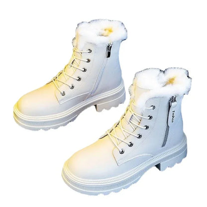 Bottes de Neige Peluche pour Femmes