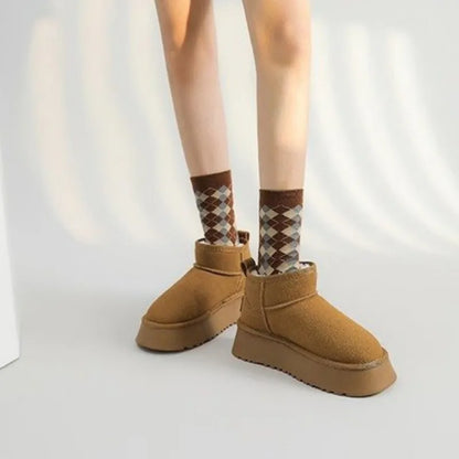 Warm Plush Ankle Boots