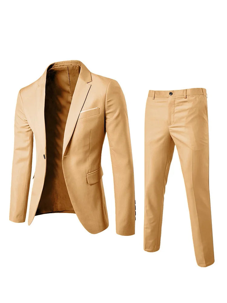 Men's Blazer and Trousers Set