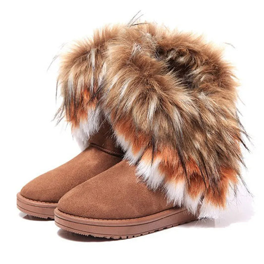 Women's Fur Snow Boots